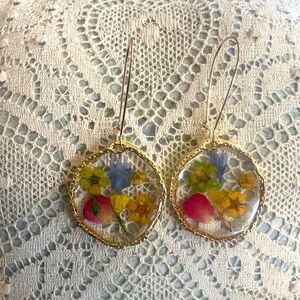Floral earrings